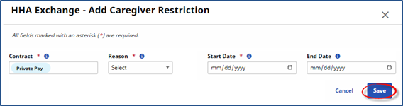 New Restriction